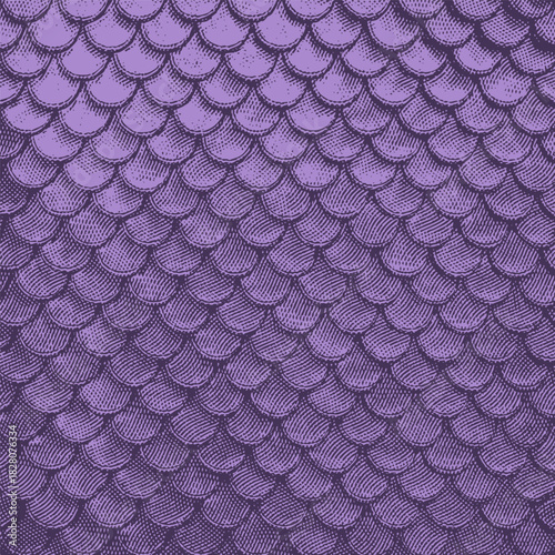 Vector background graphic, halftone animal skin pattern, fish scales pattern.