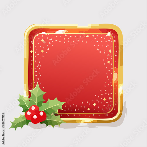 Decorazione, ghirlanda e cornice natalizia