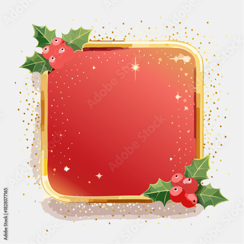 Decorazione, ghirlanda e cornice natalizia