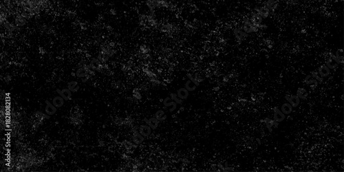 Grunge black and white seamless pattern. Monochrome abstract texture. Abstract black and white vector background. Monochrome vintage surface with dirty pattern in cracks, spots, dots. Old wall in dark