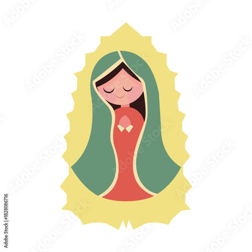 Flat dia de la candelaria background poster template