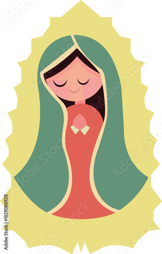 Flat dia de la candelaria background poster template