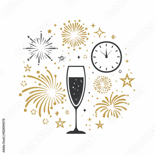 decorazioni festive capodanno