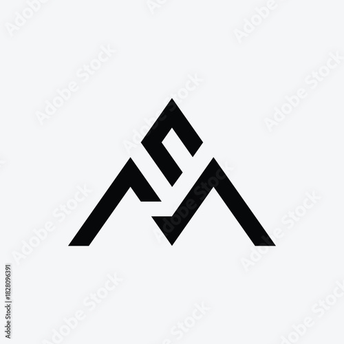 ACM Triangle Minimal Monogram Logo