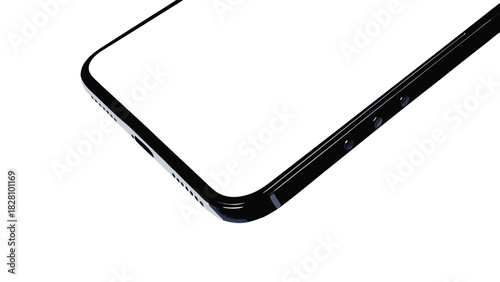 mobile phone isolated on white