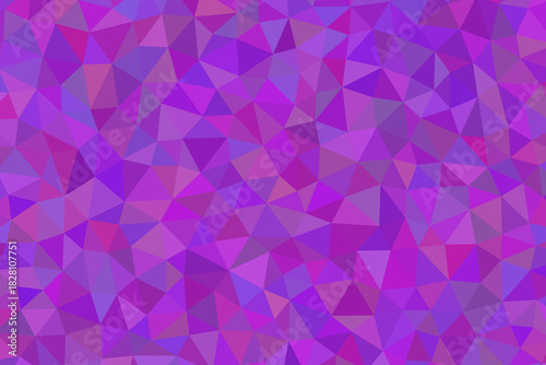 Abstract purple geometric background with triangles and polygonal shapes creating a mosaic pattern design