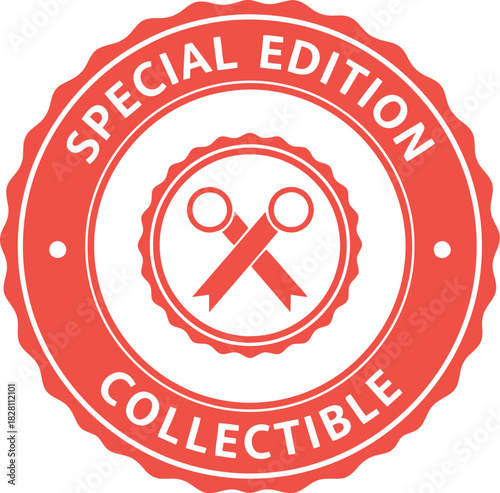 Special edition collectible label for exclusive product offers