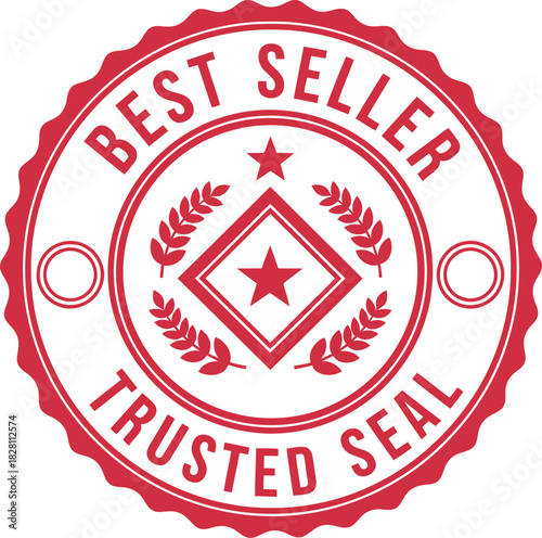 Best seller trusted seal product quality guarantee badge award