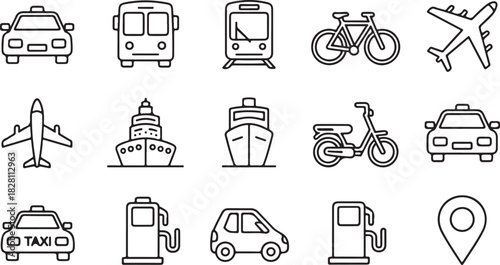 Silhouette of a Person Walking with a Cane on a White Background vector