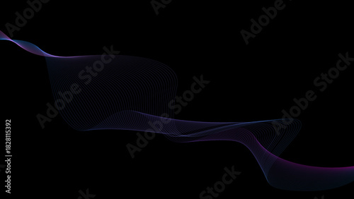 Abstract wave background