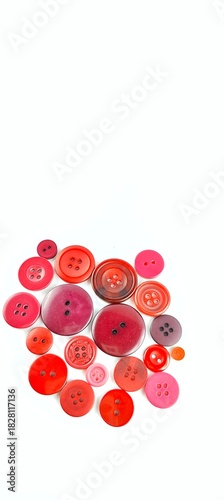 buttons on a white background