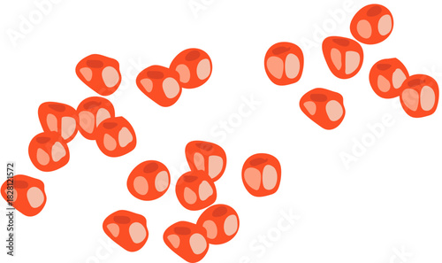 diamonds, red gemstones, precious stonesIllustration of SPA and wellness concept. For beauty treatment and self-care.
.