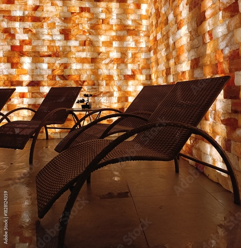 Himalayan bath, salt sauna, spa
