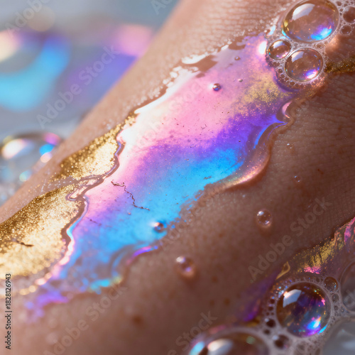 drops of water on a glass