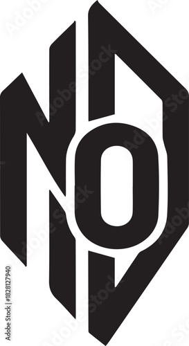 Decorative Triple Circle Frame Outline - Line Art