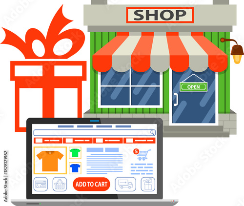 Internet Shopping Concept
