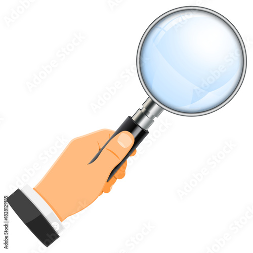 Magnifying Glass in Hand