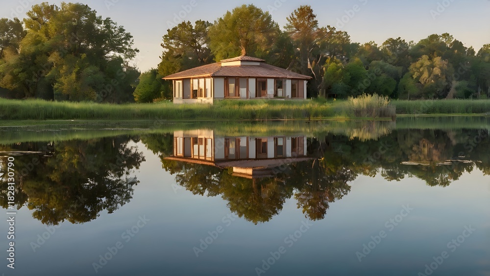 Obraz premium reflection in the lake