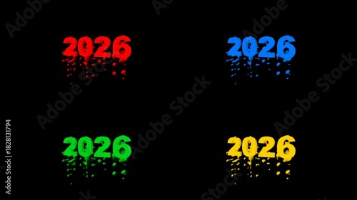 nowy rok, data noc, sylwester, zabawa, 2026, zegar
