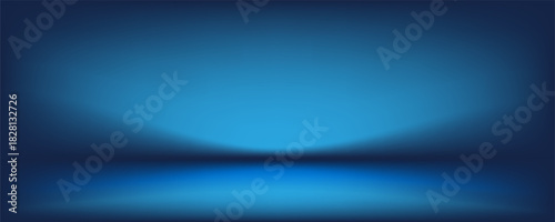blue background, abstract wall studio room, can be used to present your product