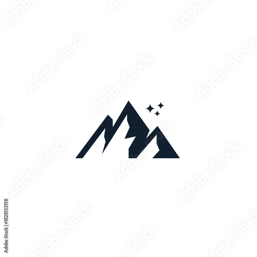 logo mountain abstract	
