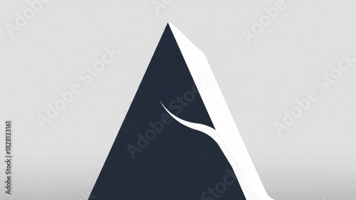 Stunning minimalist peak design, perfect for modern branding and creative projects, a powerful symbol of ambition and achievement, visually striking