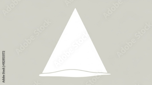 Minimalist Christmas tree illustration evokes holiday cheer and modern elegance, perfect for seasonal design projects, cards, or festive social media posts