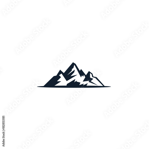 logo mountain abstract	
