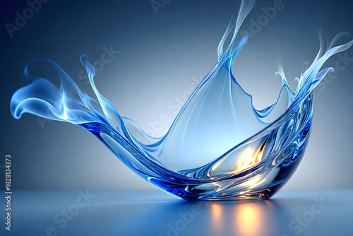 abstract water splash