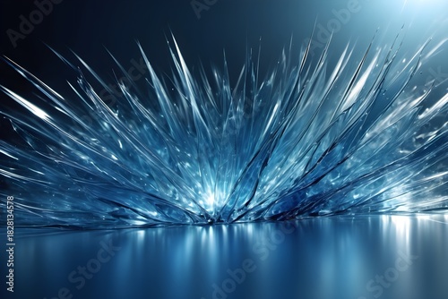 fiber optics background with light spots
