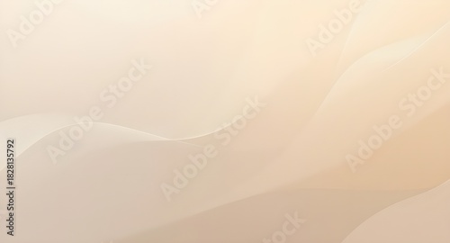 Abstract soft beige and cream background with subtle flowing wave lines creating a gentle, elegant, and modern texture suitable for design projects and wallpaper