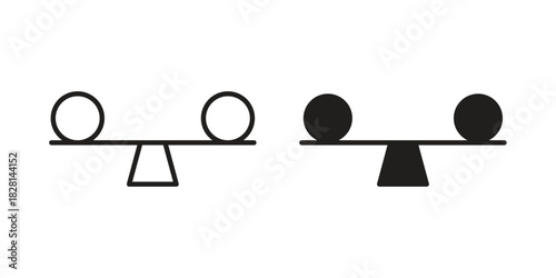 Stable icons. Black and White Vector Icons. can be used web and mobile