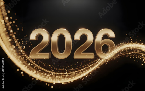 2026, new year 2026, happy new year 2026, golden 2026, 2026 background, gold numbers, luxury design, glitter wave, sparkle background, festive design, celebration background, holiday greeting, gold ty