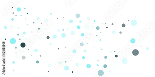 Light BLUE vector layout with circle shapes. Blurred decorative design in abstract style with bubbles. Template for your brand book.
