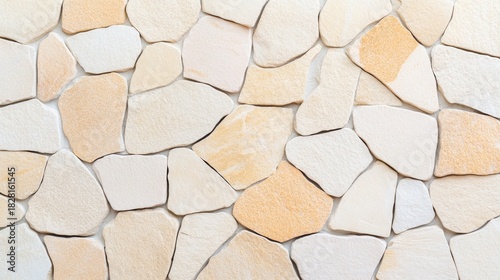 Natural Stone Wall Texture, Beige, Stone Wall