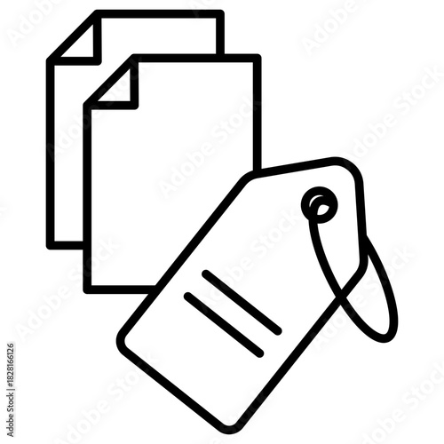 Sales Copy Outline Icon