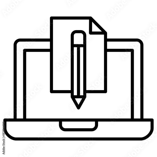 Content Writing Outline Icon