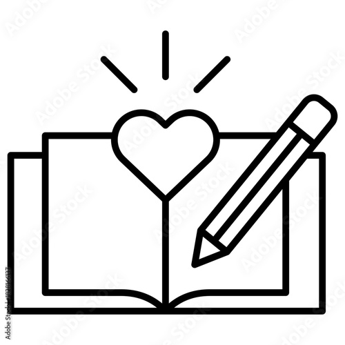 Brand Storytelling Outline Icon