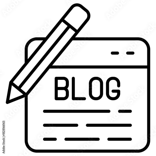 Blog Article Outline Icon
