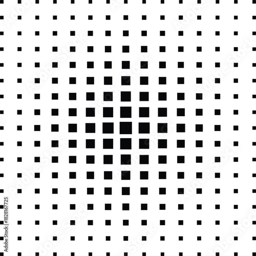 Minimal abstract grid background with glowing square outlines forming a geometric pattern on a black backdrop, ideal for tech designs, UI, wallpapers, and digital art.
