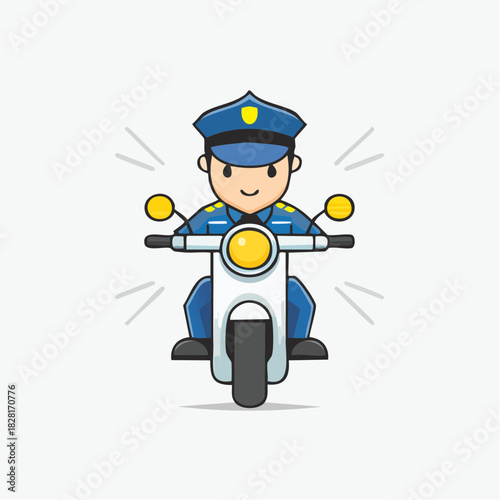police officer cartoon