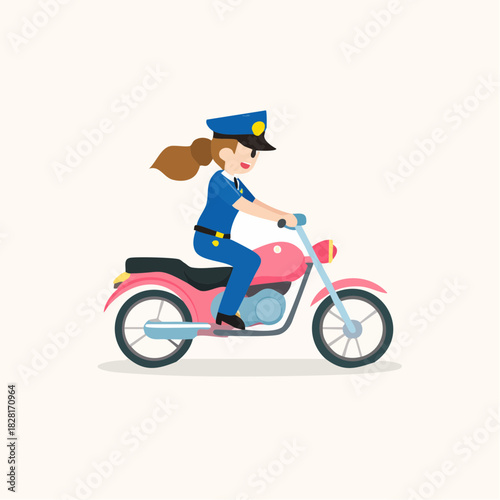 girl on a bike