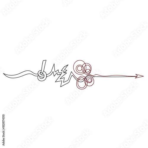 Symbolic image of abuse against a white background, line drawing symbolizes societal issues. Showing struggle, a visual metaphor for challenge, abuse reflects underlying concepts.