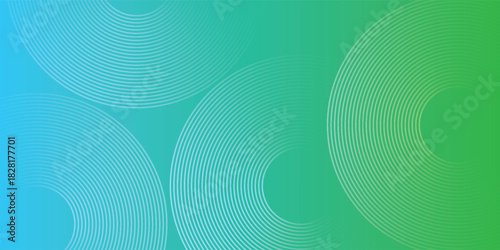 Abstract turquoise and aqua blue geometric background with translucent overlapping circles and dotted accents, perfect for web design, banners, and presentations