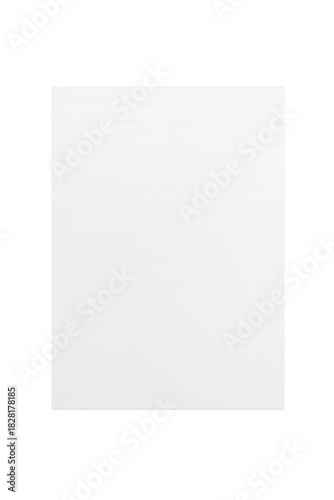 Single Flyer Mockup, Realistic Paper Texture, 4K Isolated Object, Transparent Background, Minimalist Design