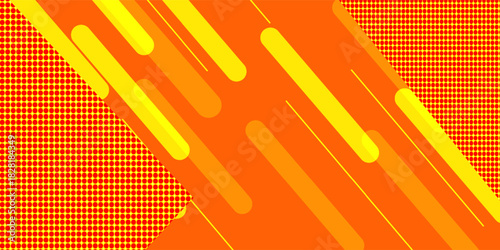 abstract orange background line effect