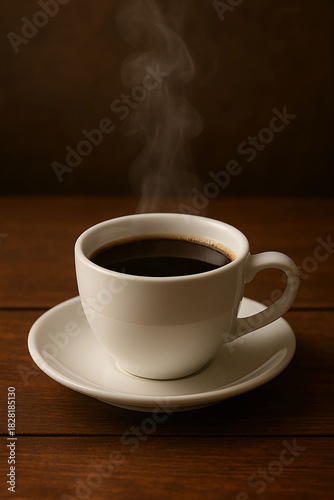 cup of coffee on the table