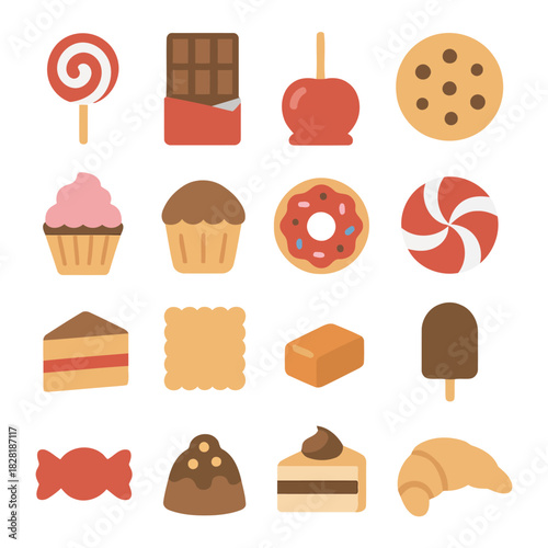 Confectionery Delights: A vibrant array of sweets and treats, a visual feast of candy, pastries, and chocolates, promising a moment of pure indulgence