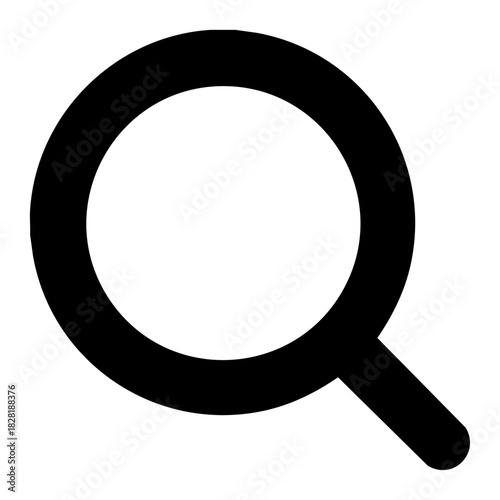A scalable vector/EPS magnifying glass icon set for search and zoom actions, ideal for digital interfaces, apps, and websites requiring flexible, high-quality visuals.