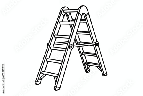 Illustration of a Step Ladder